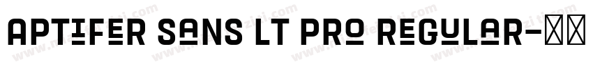 Aptifer Sans LT Pro Regular字体转换